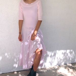 Maxi long sleeve off the shoulder dress